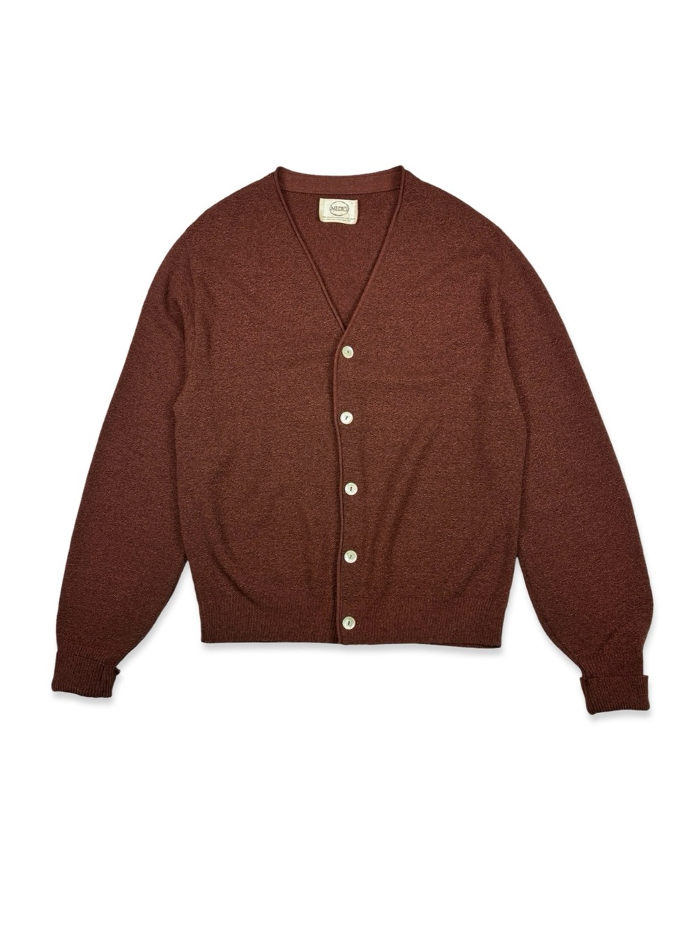 Medici Vintage Brown Knit Cardigan Sweater